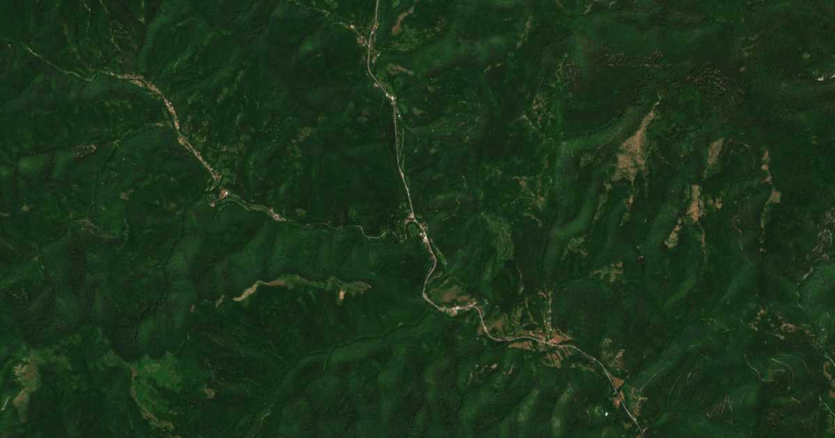 Mapa por satélite de Pčelinovo