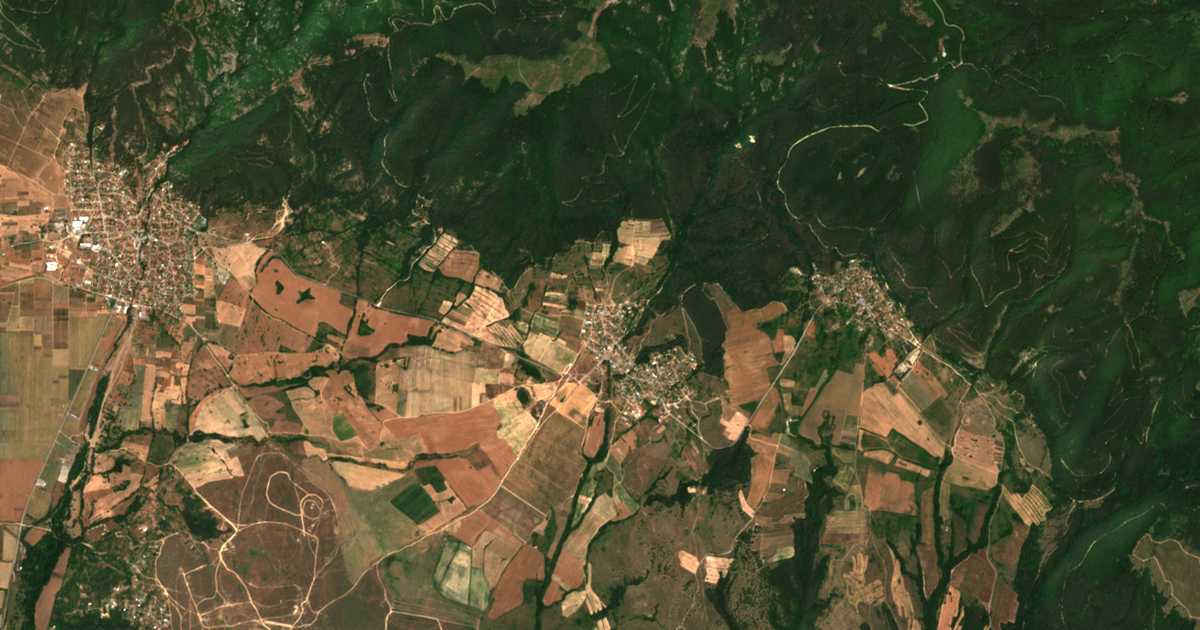 Mapa por satélite de Dolno Izvorovo