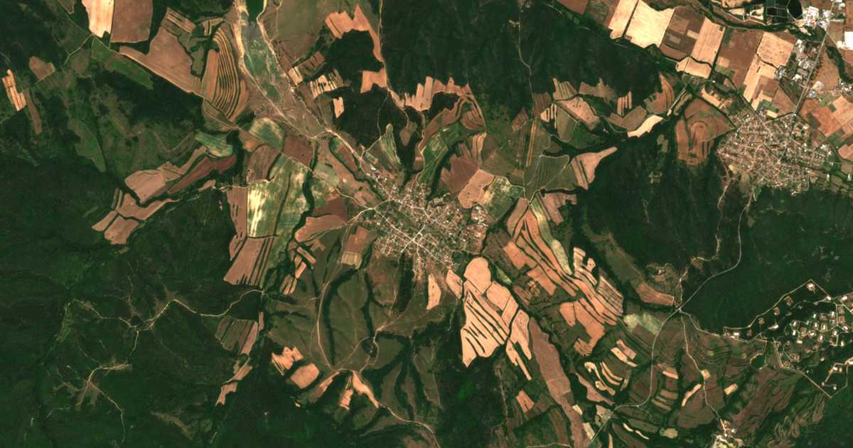 Mapa por satélite de Gorno Čerkovište