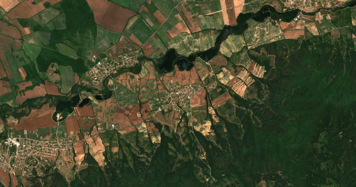 Mapa por satélite de Šanovo