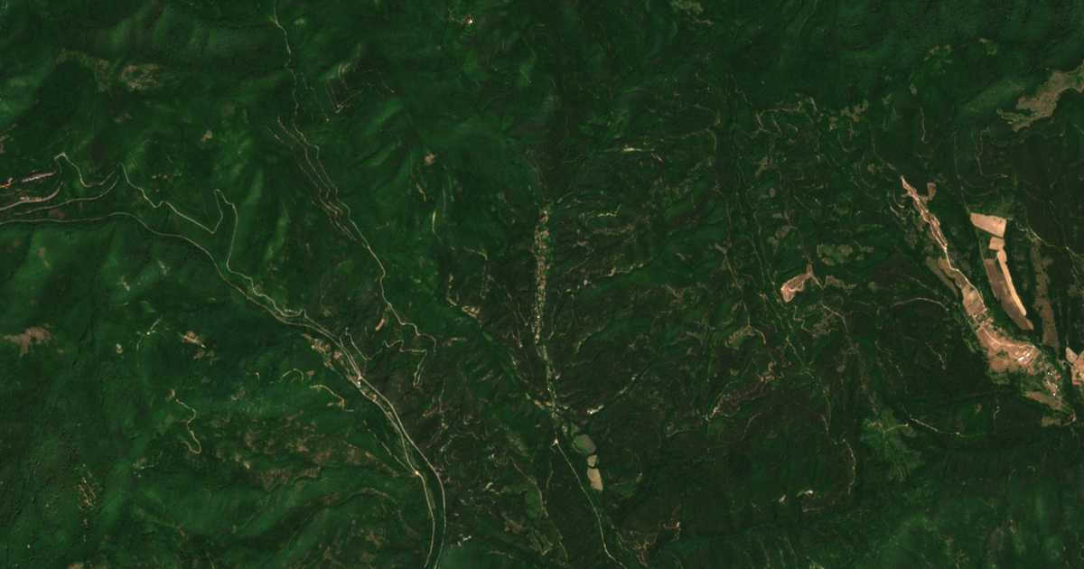 Mapa por satélite de Slivito