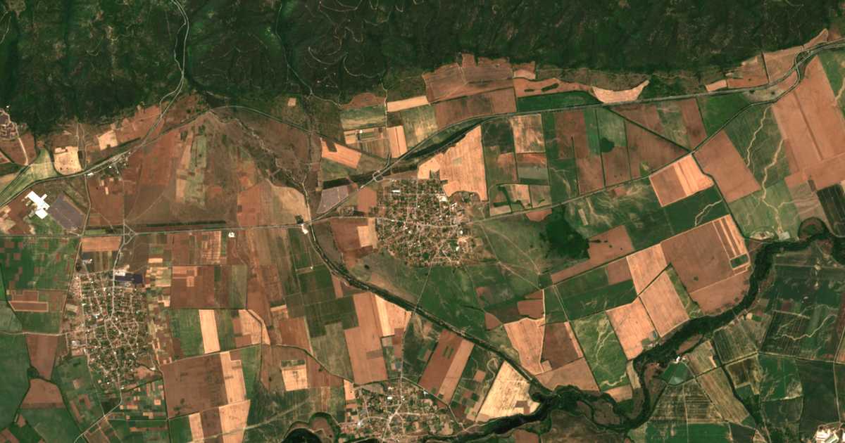 Mapa por satélite de Vetren