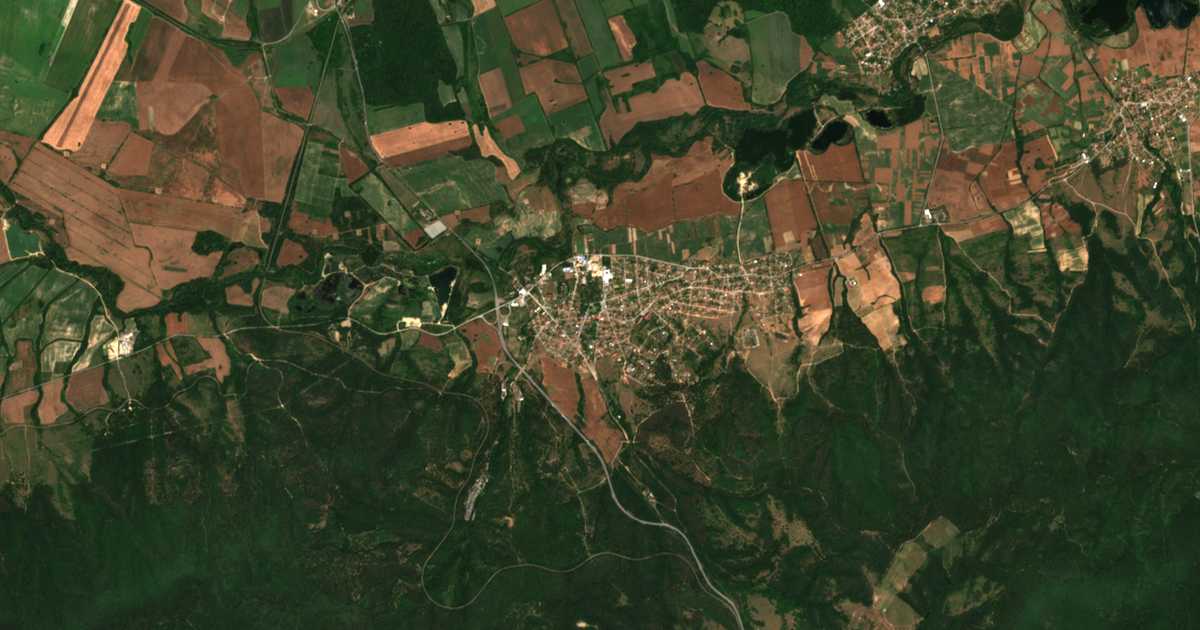 Mapa por satélite de Jagoda