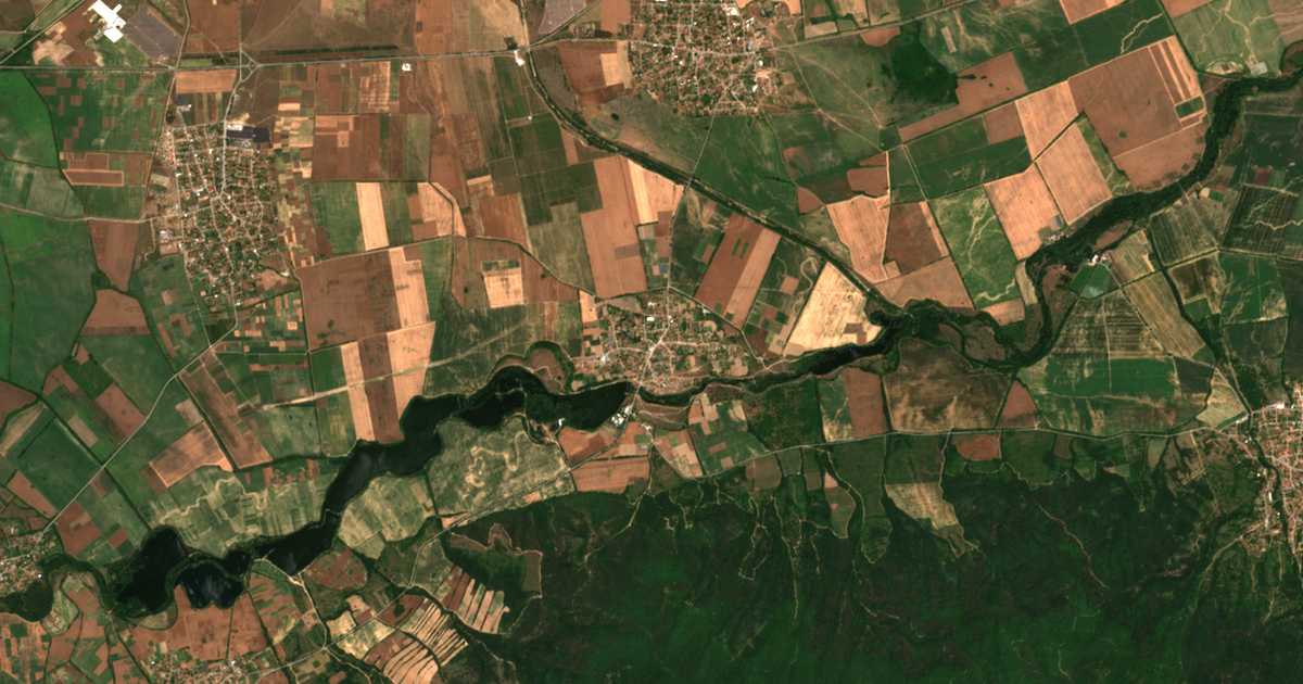 Mapa por satélite de Zimnica