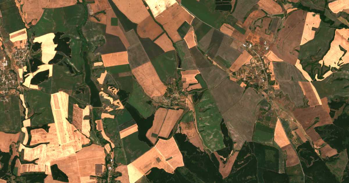 Mapa por satélite de Baštino