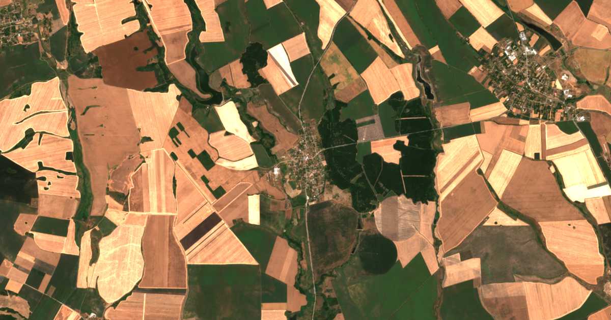 Mapa por satélite de Trakija