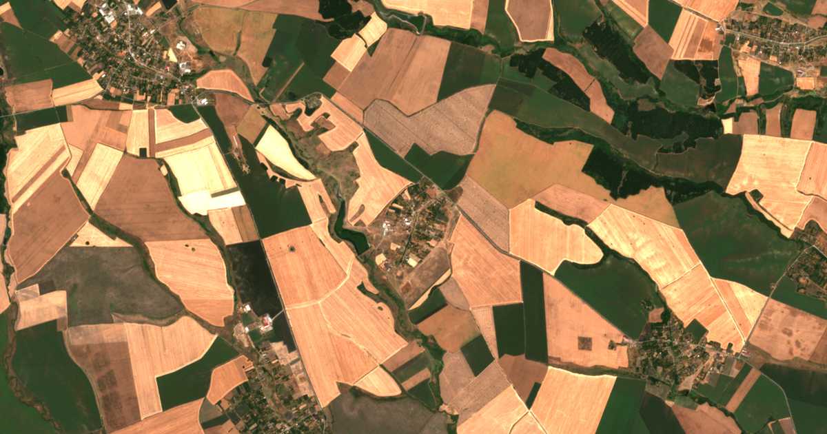 Mapa por satélite de Venec