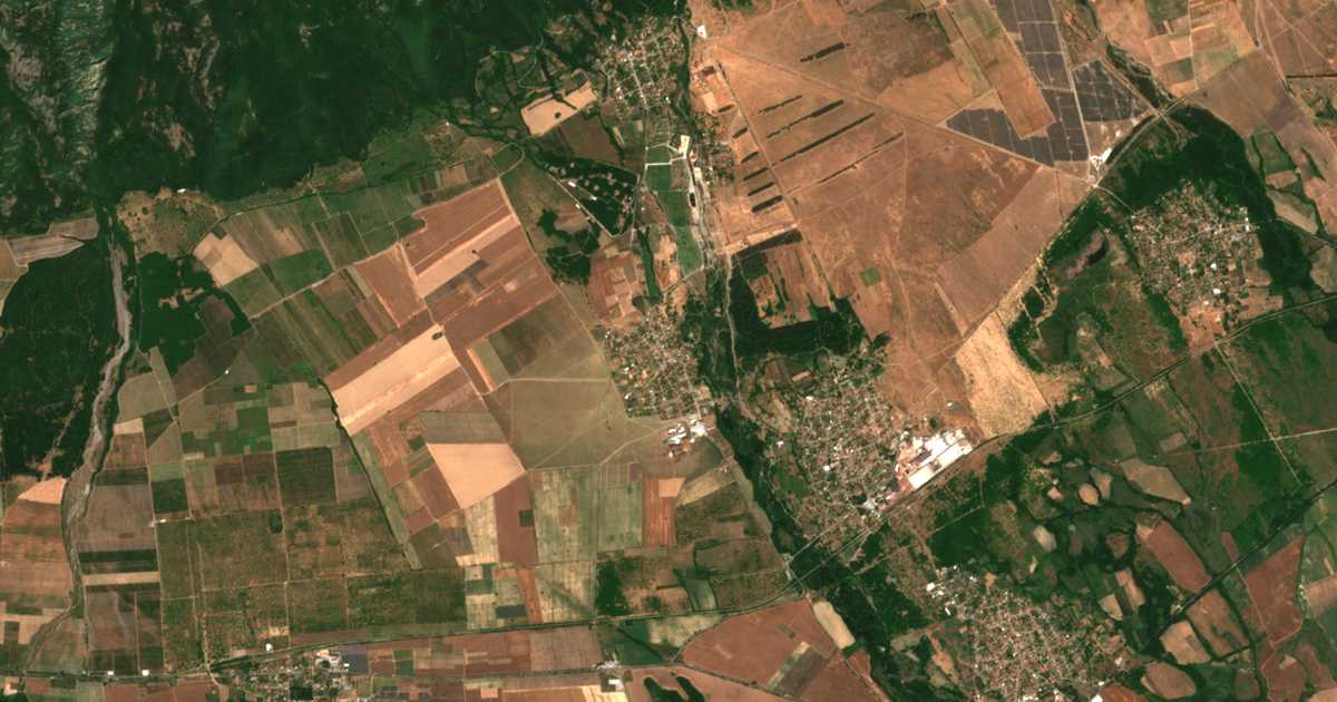 Mapa por satélite de Asen