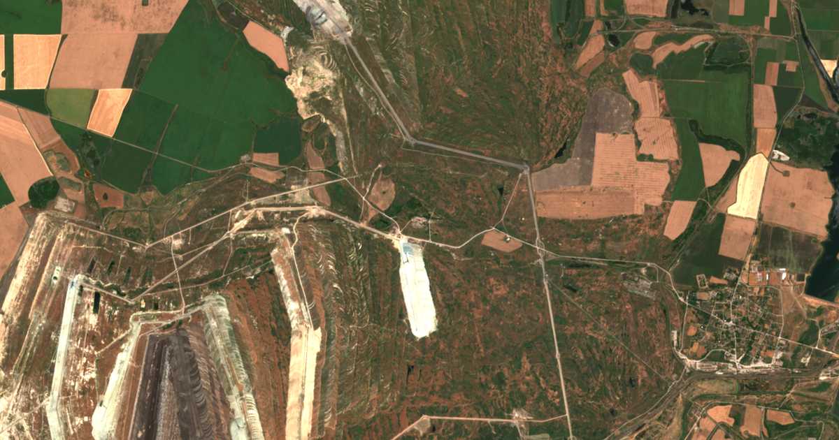 Mapa por satélite de Gledačevo