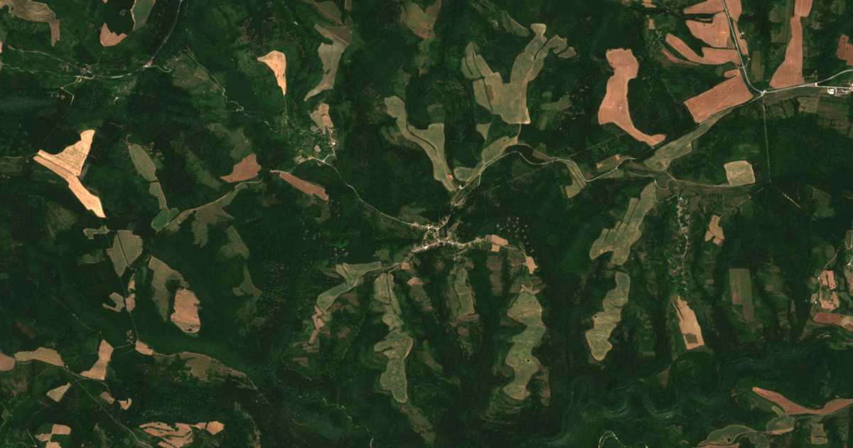 Mapa por satélite de Černi Brjag