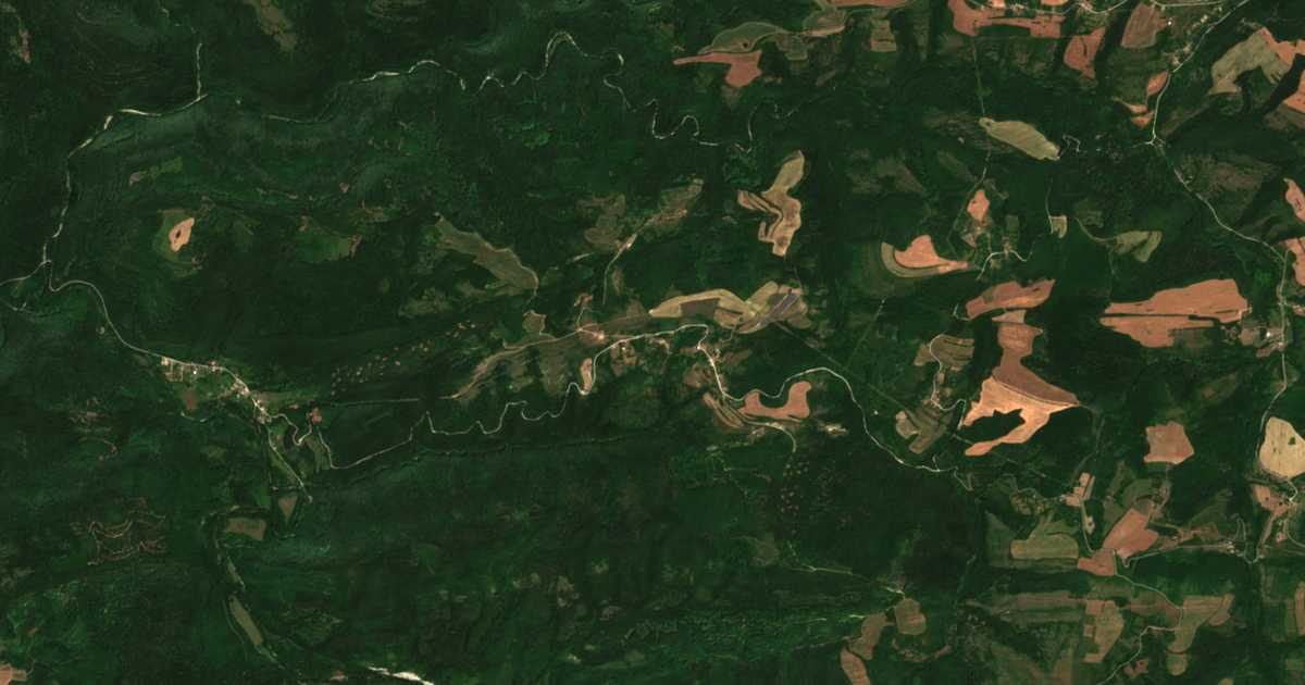 Mapa por satélite de Dlǎžka poljana
