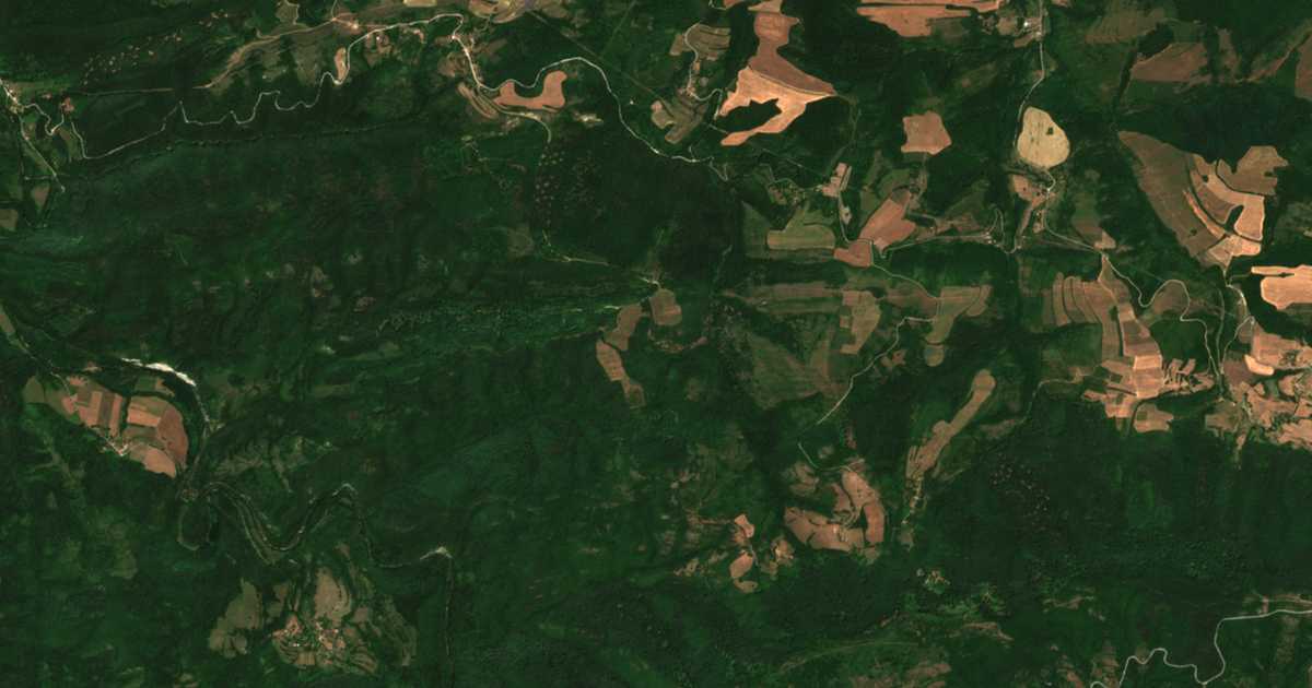 Mapa por satélite de Kǎpinec