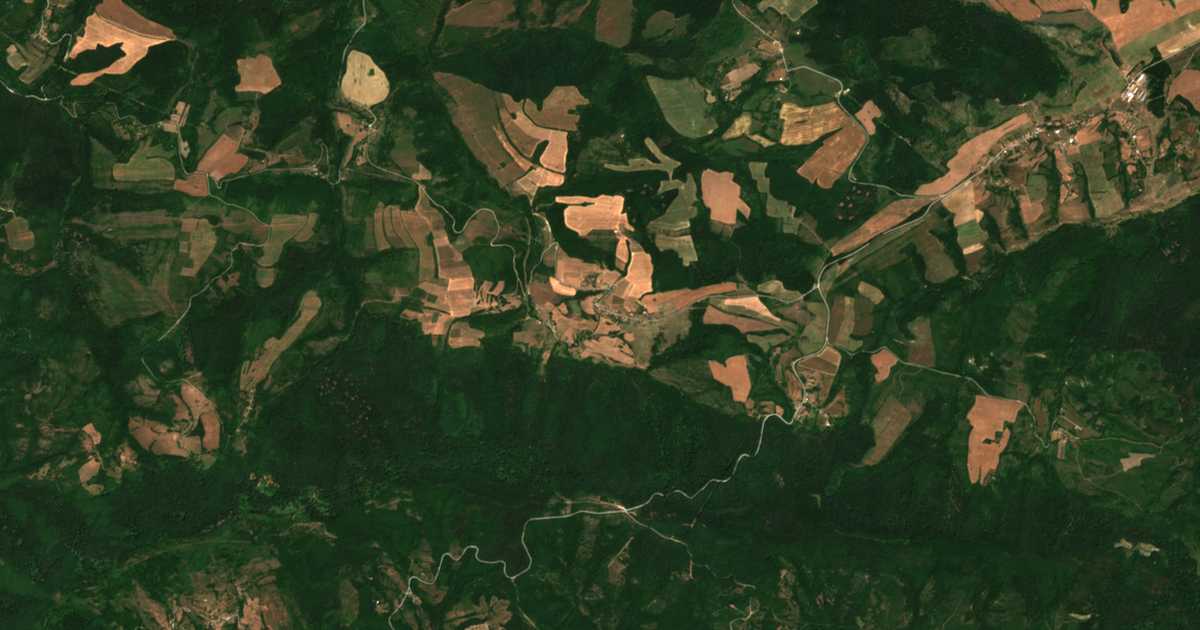 Mapa por satélite de Kapište
