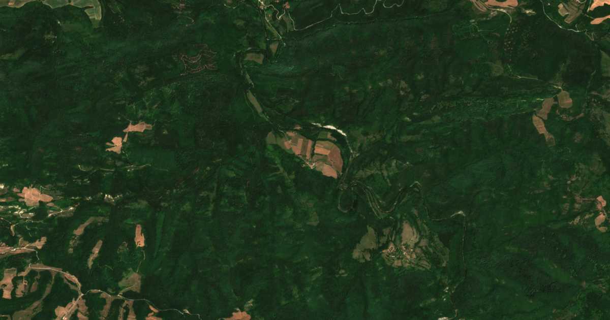 Mapa por satélite de Mečovo