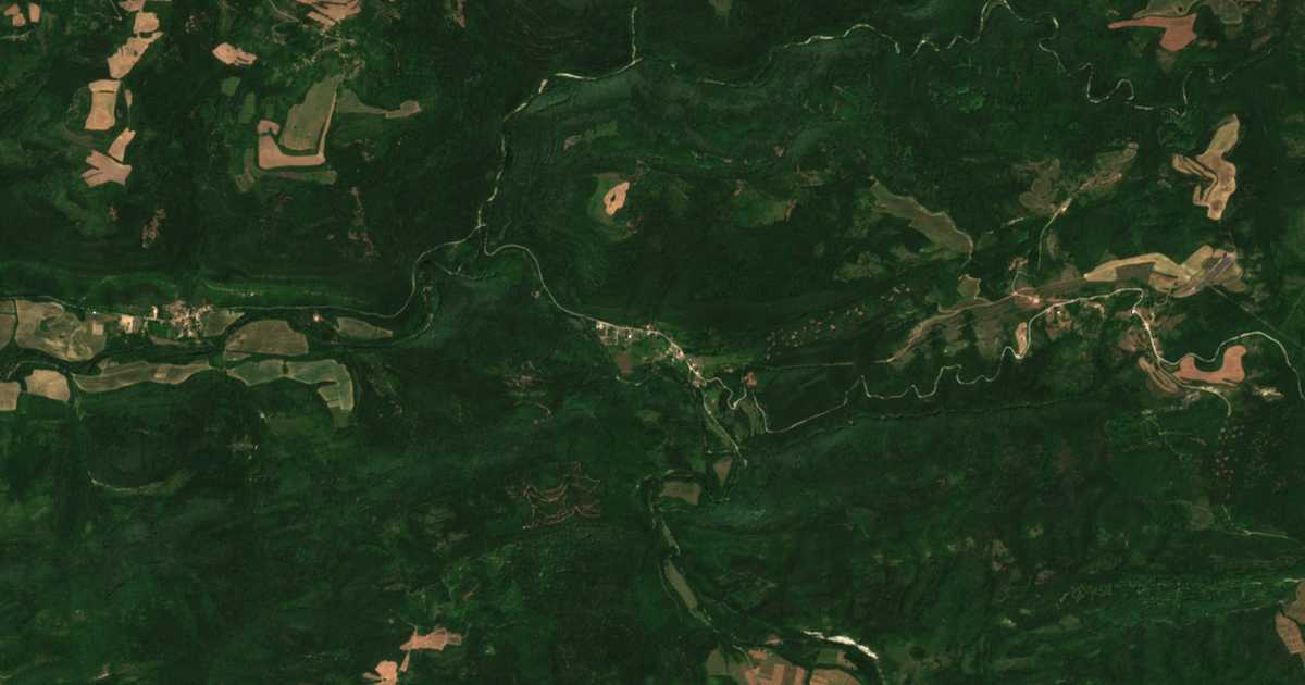 Mapa por satélite de Stara rečka