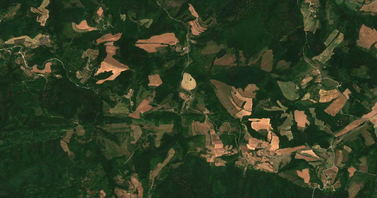 Mapa por satélite de Svobodica