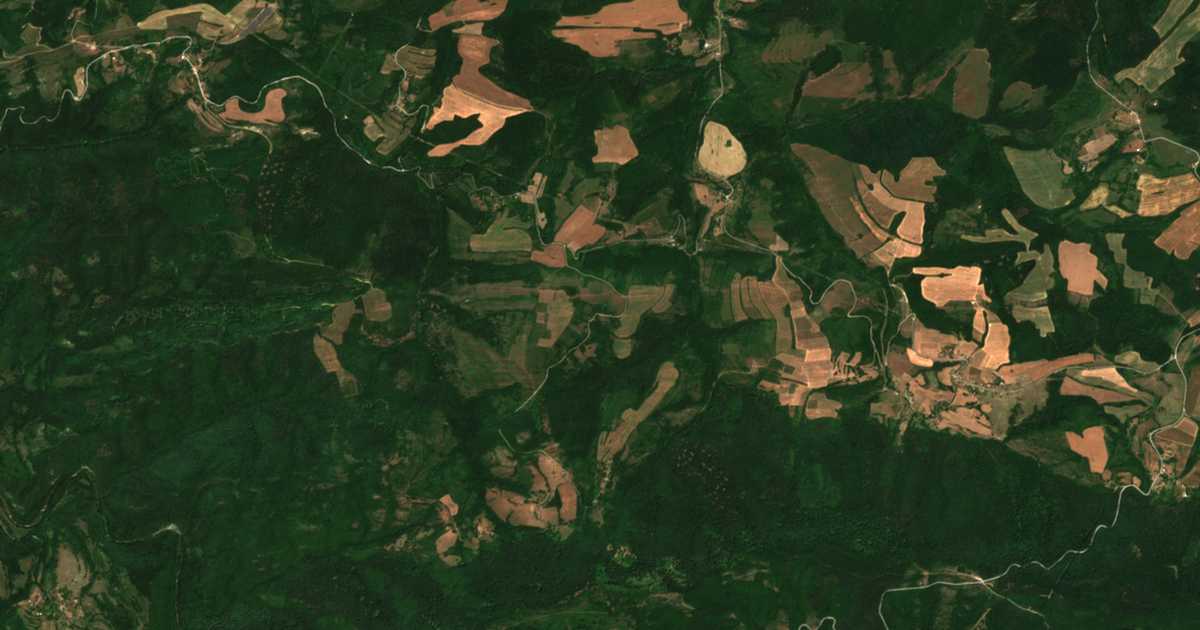 Mapa por satélite de Tihovec