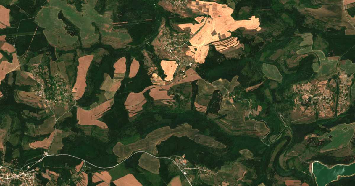 Mapa por satélite de Jazovec