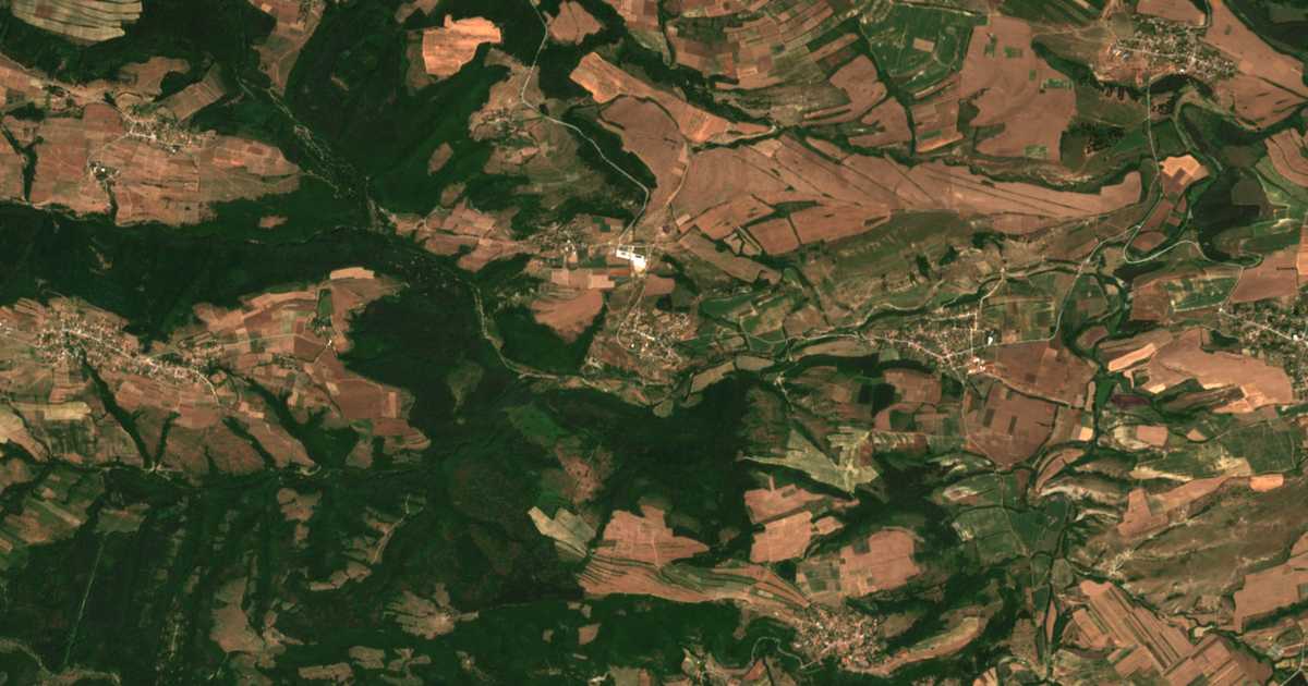 Mapa por satélite de Bǎlgaranovo