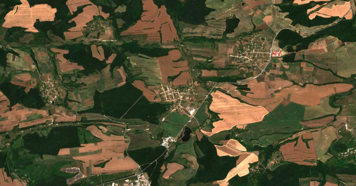 Mapa por satélite de Belomorci