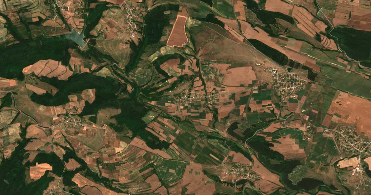 Mapa por satélite de Černokapci