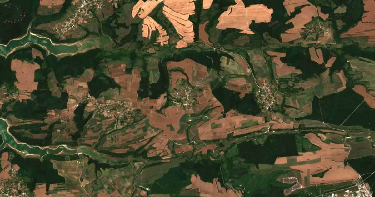 Mapa por satélite de Dolna Hubavka