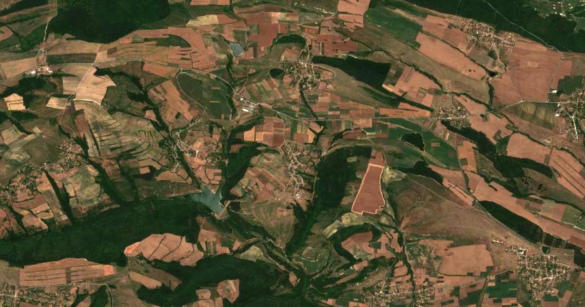 Mapa por satélite de Dolno Kozarevo