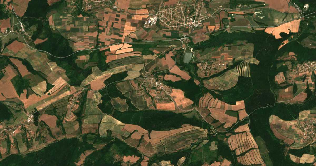 Mapa por satélite de Ilijno