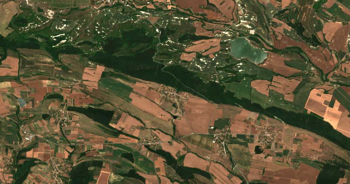 Mapa por satélite de Kestenovo