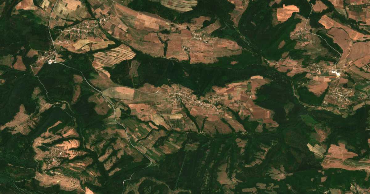 Mapa por satélite de Pǎdarino