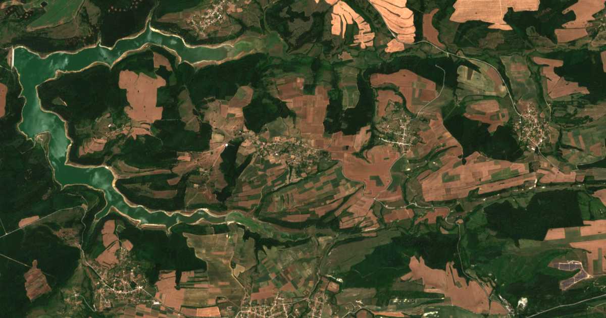 Mapa por satélite de Panajot Hitovo