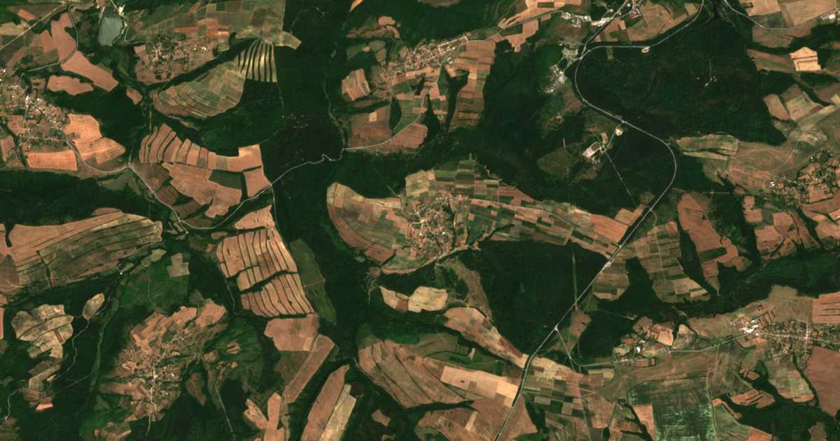 Mapa por satélite de Stanec
