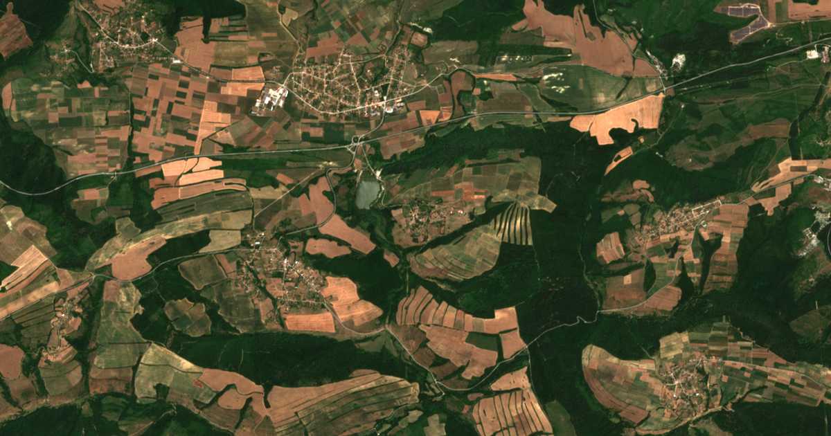 Mapa por satélite de Carevci