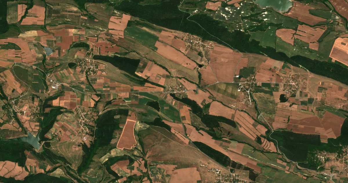 Mapa por satélite de Ugledno