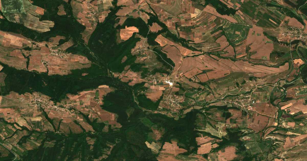 Mapa por satélite de Veselec