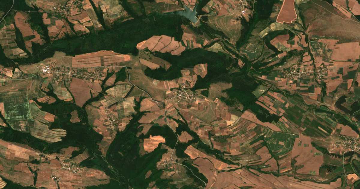 Mapa por satélite de Visok