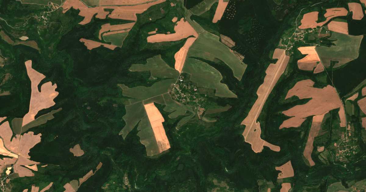 Mapa por satélite de Braknica