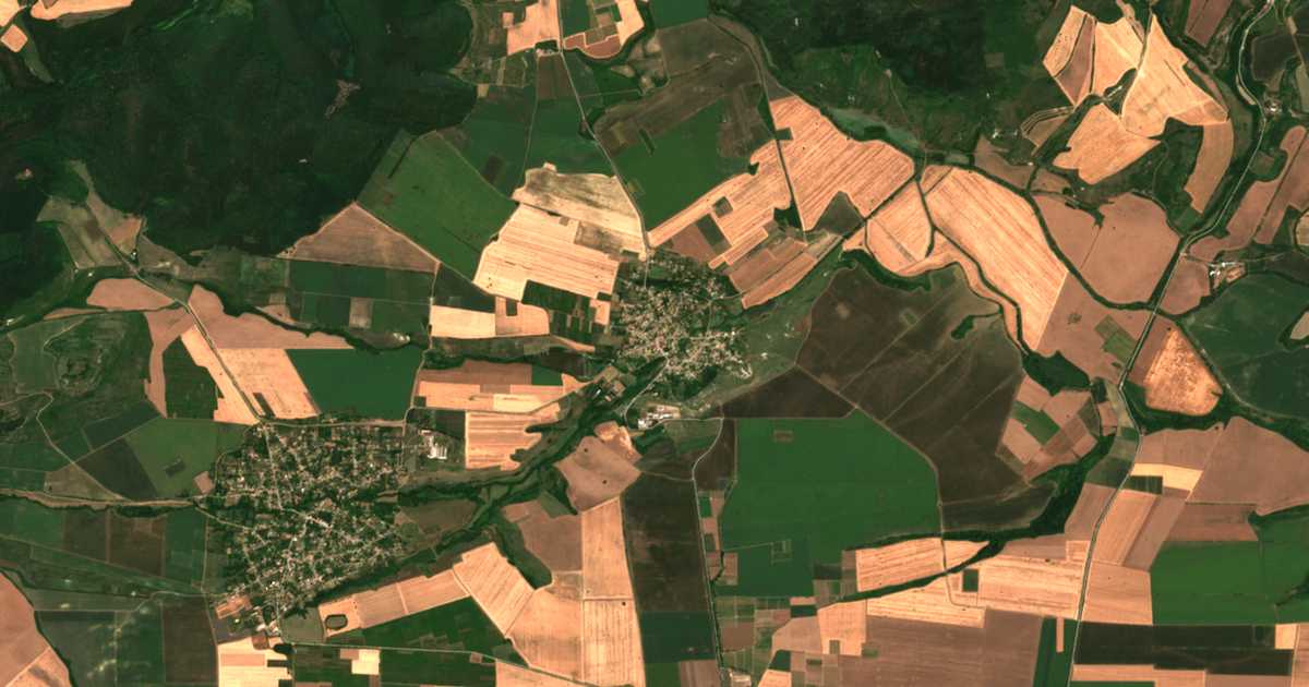Mapa por satélite de Gagovo