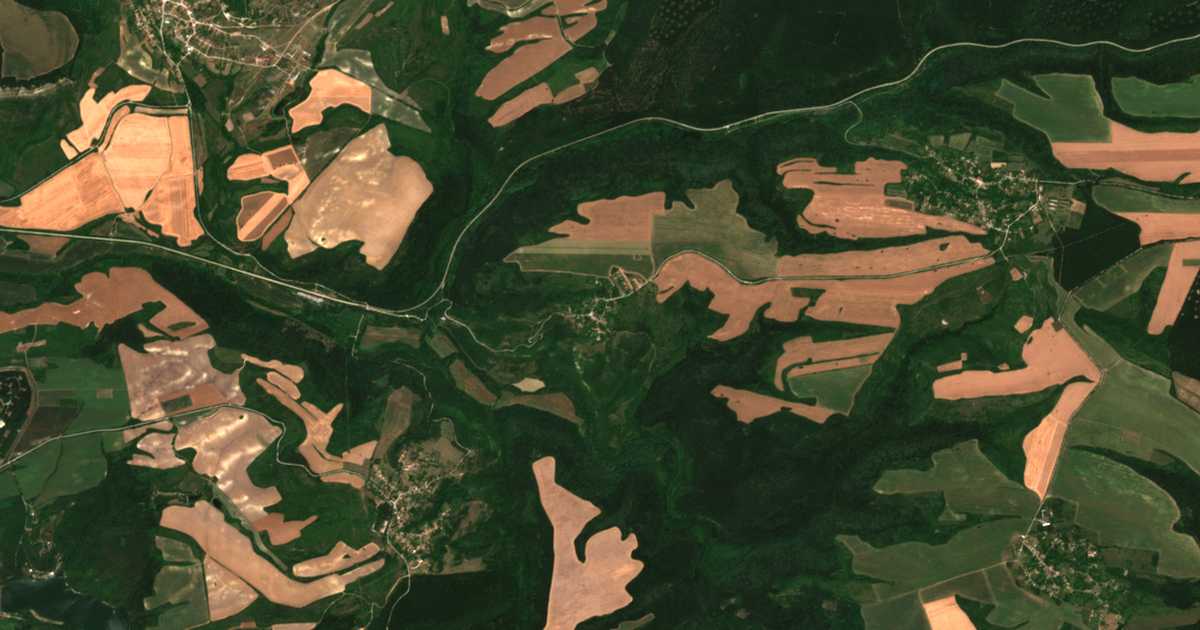 Mapa por satélite de Manastirica