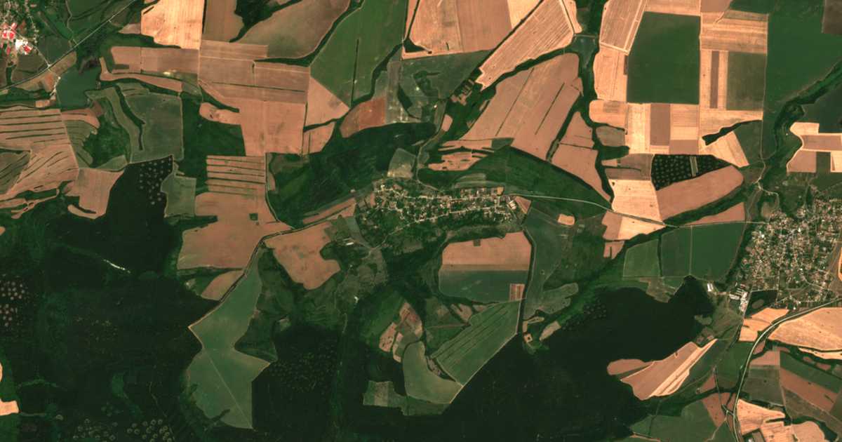 Mapa por satélite de Posabina