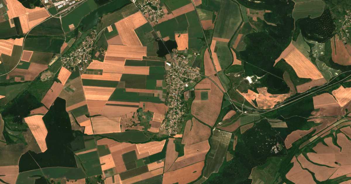 Mapa por satélite de Svetlen