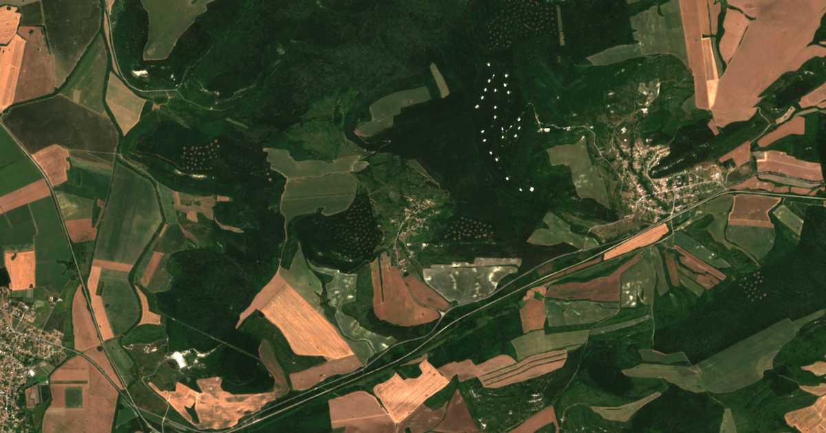 Mapa por satélite de Zavetno