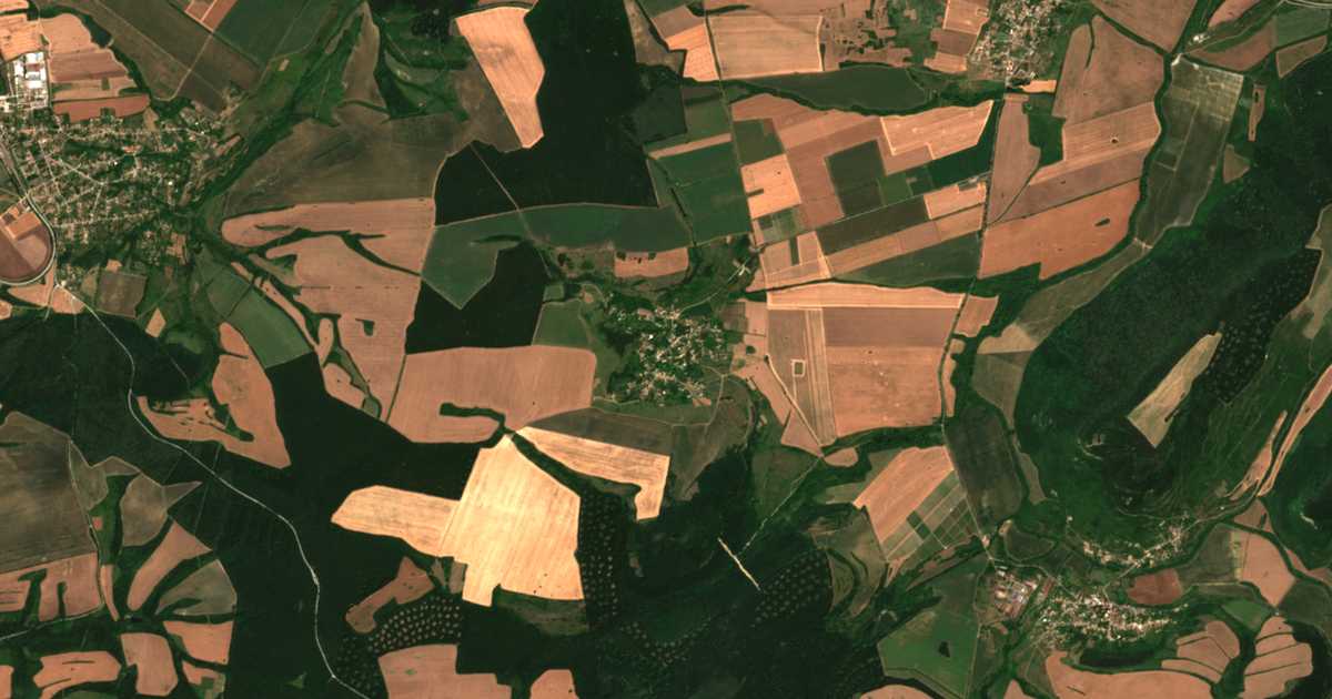 Mapa por satélite de Zvezda