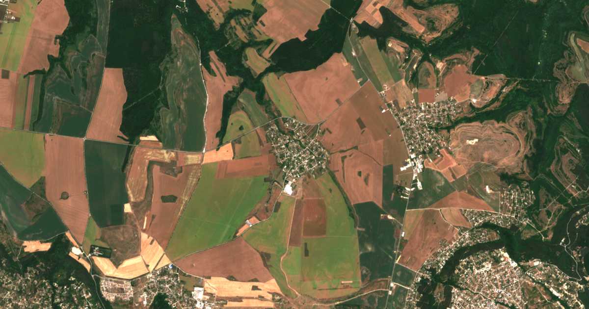 Mapa por satélite de Kumanovo