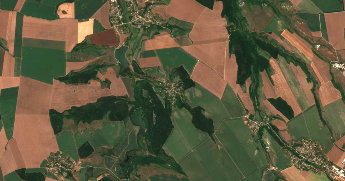 Mapa por satélite de Radevo