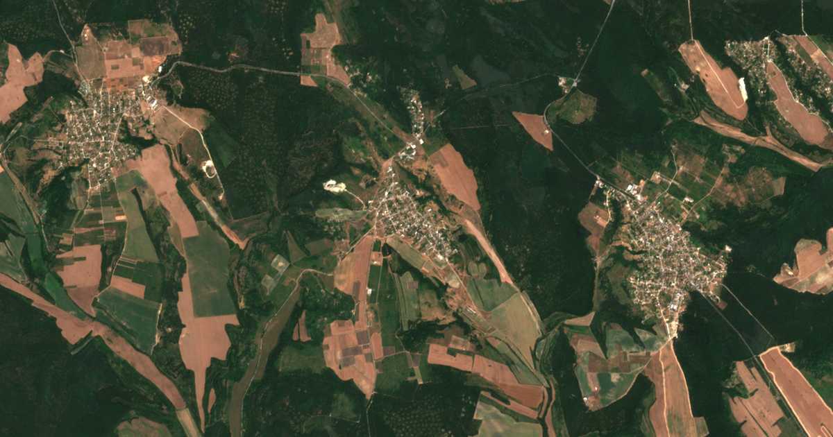 Mapa por satélite de Benkovski