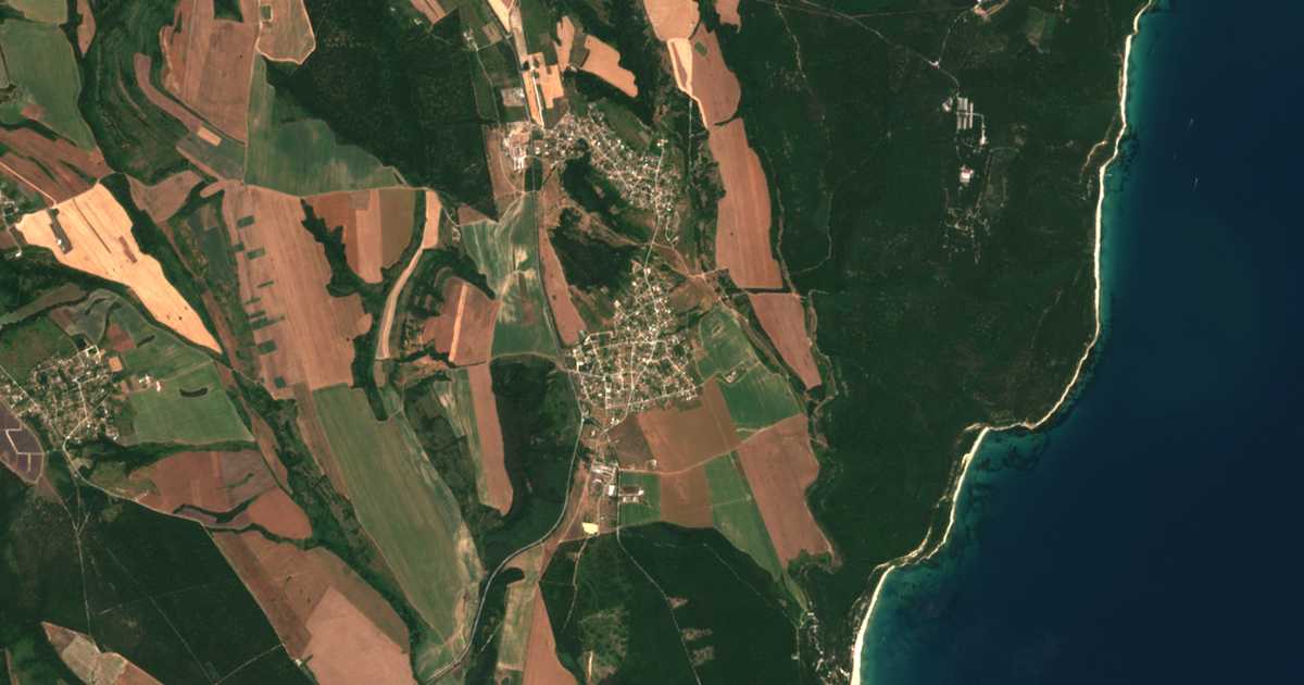 Mapa por satélite de Bliznaci