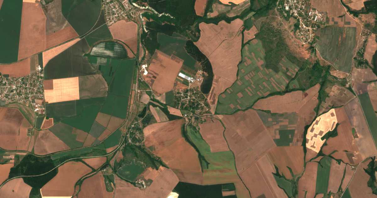 Mapa por satélite de Kazaška Reka