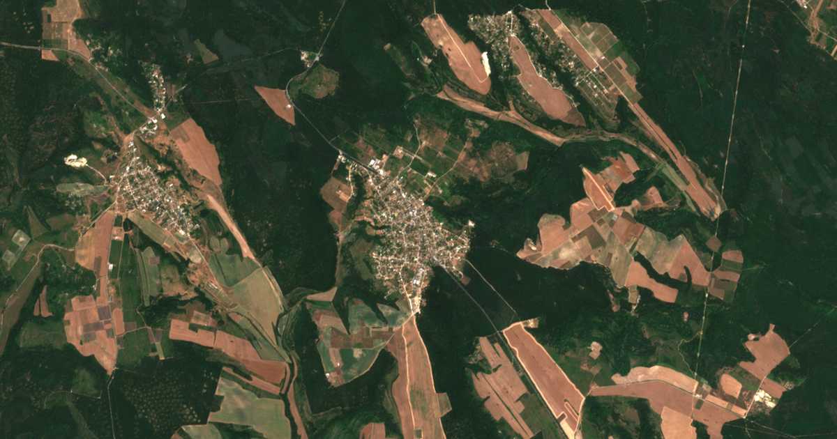 Mapa por satélite de Priselci