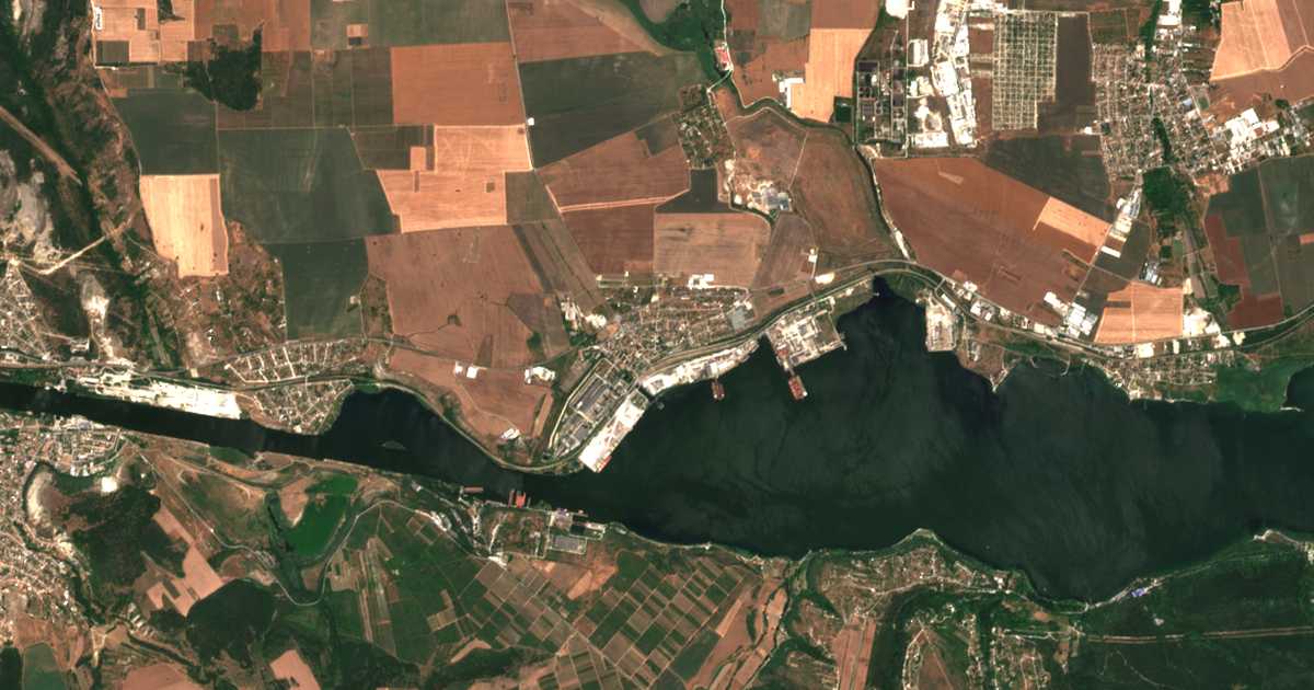 Mapa por satélite de Ezerovo